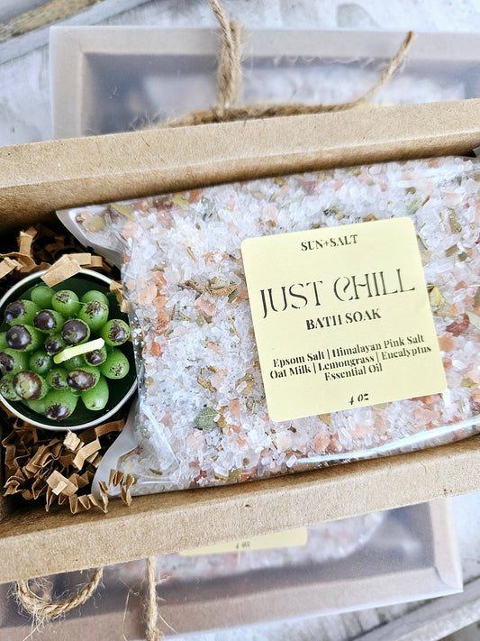 Just Chill Bath Soak Gift Set