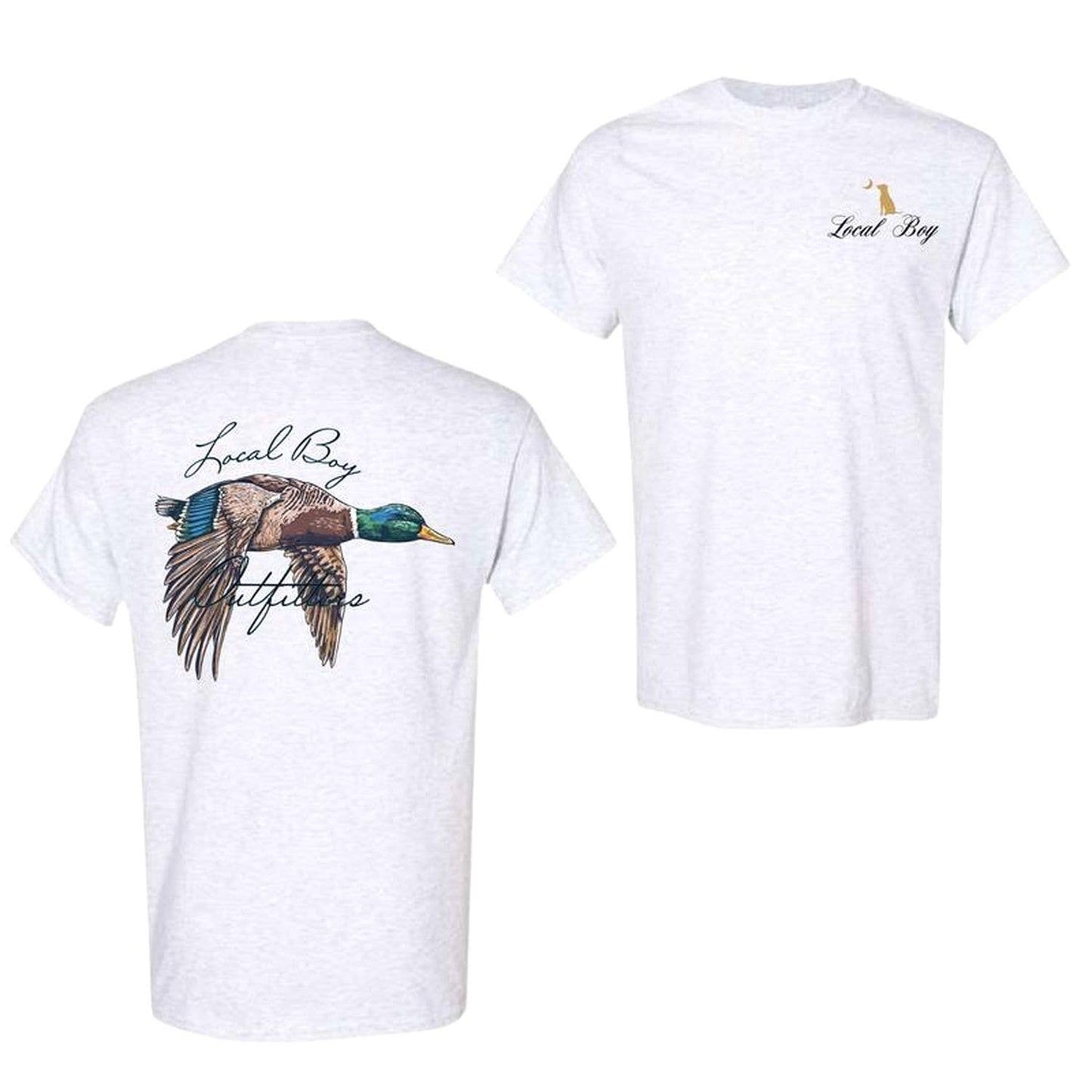 Local Boy Outfitters Mallard Duck Flying T-Shirt for Hunters