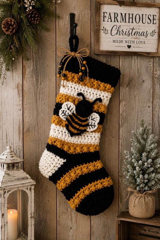 Front Porch Farmhouse Bee Stocking