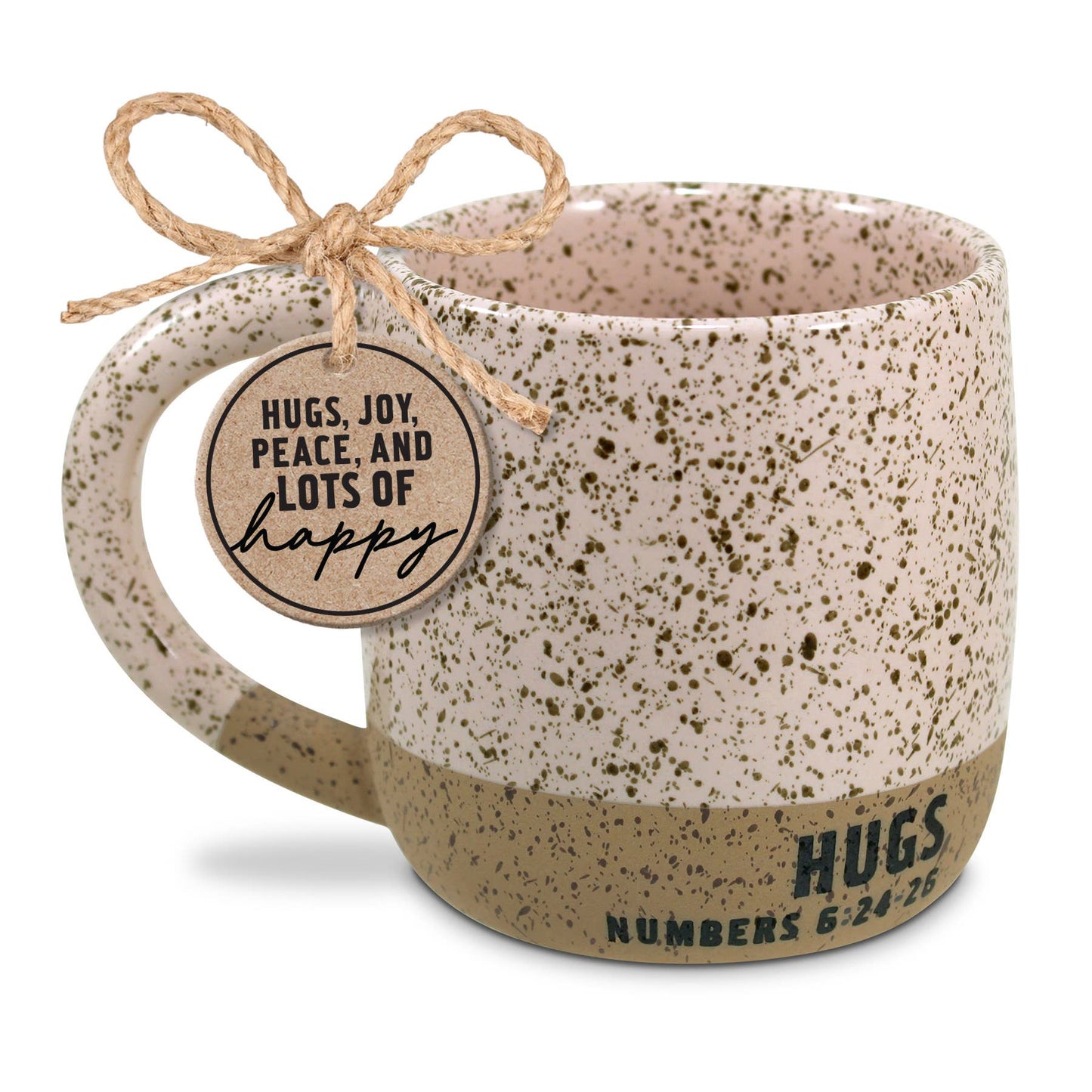Speckled Stone 'Hugs" Mug 18Oz