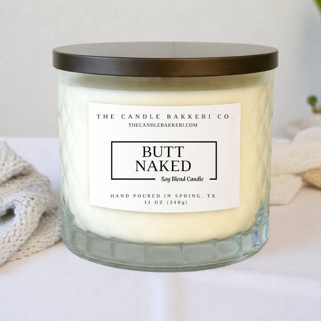 BUTT NAKED 3 WICK CANDLE